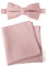 Spring Notion Herren Taschentuch-Set mit Fliege und Einstecktuch aus Leinenmischung, rose, Einheitsgröße