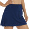 MoFiz Gonna Pantaloncini Tennis Gonne Sportive con Tasche Minigonna Pieghettata per Estive Blu L