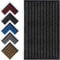Hafaa Door Mat Indoor & Outdoor Black 80x300 cm Non Slip Washable Doormat Dirt Trapper Water Absorbent Rubber Mat Heavy Duty Floor Mats