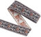 FINGERINSPIRE 7m 33mm Schwarz Vintage Jacquardband Liebe Herzmuster Stickerei Gewebte Borte Ethnische Polyesterbänder Retro Stoffborte Für Nähhandwerk Gürtel Dekor Geschenkpapier