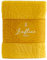 ESSEX - Kuscheldecke Leafline, 150 x 200 cm, Decke, 100% Polyester, Sofadecke, Blätter - Gelb