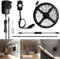 Sensky Dimmable Motion Sensor LED Strip Light Under Cabinet Lighting Kit, LED Strip Light with Motion Sensor, forfor Kitchen Home Bed Lights,Shelf,TV Wall Lighting (8.2FT,6000K-6500K)