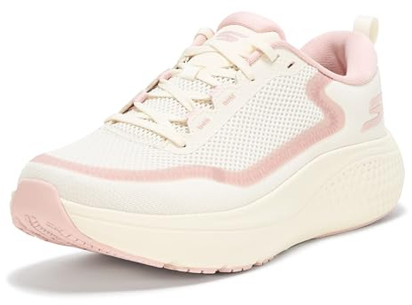 Skechers Women's Go Run Supersonic Max Sneaker, Natur/Rosa, 39 EU