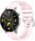 Yikamosi Compatible con Huawei Watch GT4 Correa para Mujer y Hombre,18MM liberación rápida Silicona Suave Cierre de Acero Inoxidable Correas de Repuesto para Huawei Watch GT4 41MM,Rosado