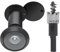 HOJLKLD Mirilla de latón macizo de 200 grados con broca de 16 mm, visor de diámetro de tubo de 5/8 pulgadas con cubierta de privacidad resistente para puertas de 1-3/8 a 2-1/6 pulgadas (negro)