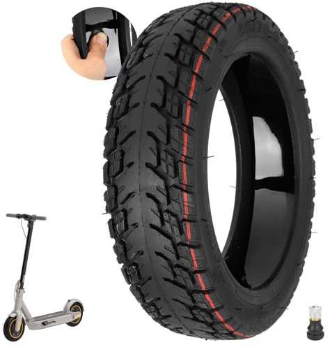VOLOHAS 60/70-6,5 Offroad Tubeless Reifen für Xiaomi 5/5 Pro/5 Max,für Ninebot MAX G30/G30D/G30D 2 Elektroroller Verschleißfester Vakuumreifen Ersatzräder Selbst Reparierbar Pannensicher (1 Stück)