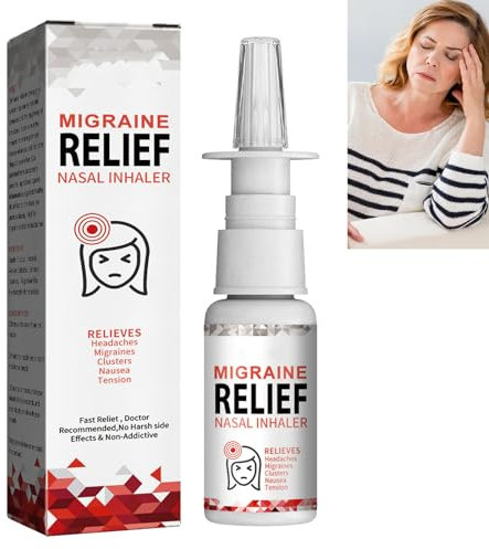 KOAHDE Migraine Relief Nasal Inhaler,Angstlinderung Nasal Inhaler,Migcare Nasal Inhaler,Headache Relief Nasal Inhaler,Stress & Anxiety Relief Nasal InhalerlLinderung von Angst Spray,Naseninhalator