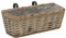 Kavolet Rattan Balkonkasten Balkon-Blumentöpfe 2 STK. 40CM Weide Pflanzkasten Natur mit PE-Auskleidung, Blumenkorb Garten Deko Flechtkorb Pflanztopf Blumentopf Blumenkasten zum Einhängen an Geländer