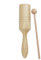 Crow Sounder Guiro, Wooden Musical Percussion Instrument, Latin Guiro Toy With Stick, Interactive Educational Toy, Portable Wooden Crow Sounder For Kids And Adults Music Lovers And Percussion Practice