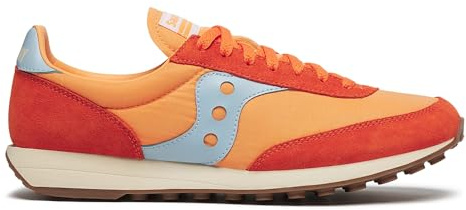 Saucony Damen Sneaker 80 Sneaker, Orange/Himmelblau, 9 Women/7.5 Men