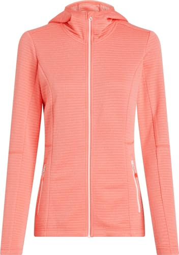 Mckinley Damen Aami Fleecejacke, 985 Melange/Red Ligh, 46