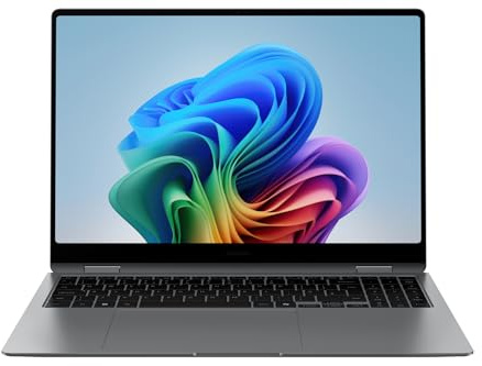 Samsung Galaxy Book5 Pro 360 Intel Core Ultra 5 228V Computer portatile 40,6 cm (16) Touch screen WQXGA+ 32 GB LPDDR5x-SDRAM 512 GB SSD Wi-Fi 7 (802.11be) Windows 11 Home Grigio