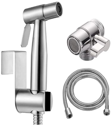 3-Way Faucet Diverter Valve, Zinc Alloy Tap Splitter for Kitchen Sink, Toilet Bidet & Shower Connector, Multi-Outlet Switch Adapter