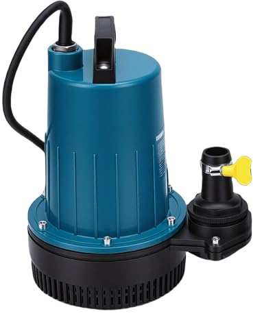 Odorkle Sump Pumps, 550W Power, 11000L H Rate, 12m Head with 3 Timer Settings for Pool, Hot Tub, Outdoor Projects