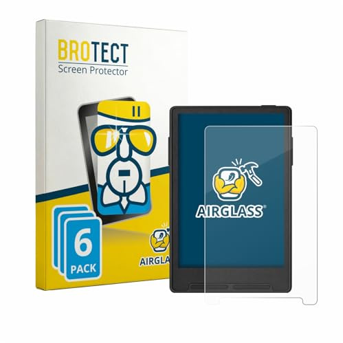 BROTECT 6 Stück Schutzglas für Xteink X3 Schutzfolie Panzer Folie Glas Made in Germany [Extrem Kratzfest 9H, Anti-Fingerprint, Ultra-Transparent]