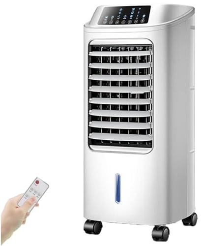 Portable Air Conditioner with Remote Control, 3-in-1 Cooling, Humidifier & Fan, 3 Speeds, 7H Timer, 90° Auto Swing, 6L Water Tank for Home, Office, Bedroom
