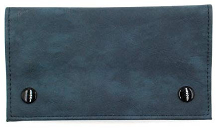 Champ Portasigarette Custodia per sigarette in Pelle Blu Marino