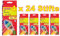 Herlitz 4er Vorteilspack Dreikantbuntstifte 4 Packungen lackiert Inhalt pro Packung: 24 Buntstifte