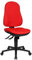 Topstar Support SY Bürostuhl, Stoff, 55 x 47 x 113 cm, rot
