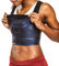 Sweat Shaper Premium Sauna-Tanktop für Damen, schlankmachendes Sauna-Shirt für Damen, Sweat-Weste für Workouts, Schwarz, XXL/3XL