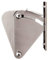 MJC & Company - Sliding Barn Door Latch Lock | Adds Privacy to Sliding and Hanging Track Systems | The Finishing Touch to Your Existing Barn Door Hardware (Large Tear Drop | Stainless Steel)