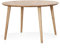 moebel-eins ASCON Esstisch, rund, Material Massivholz, Wildeiche, 105 cm