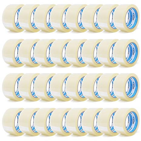 gws Paketklebeband 288 Rollen farblos Geräuscharmes Universalklebeband zum Verpacken von Paketen - Hohe Klebekraft - Profi-Qualität 66 m Länge 50 mm Breite