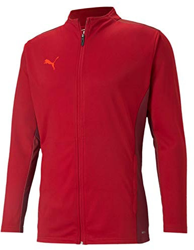 PUMA Herren Trainingsjacke teamCUP Training Jacket 656725 Chilipepper-Cordovan-R.Blast M