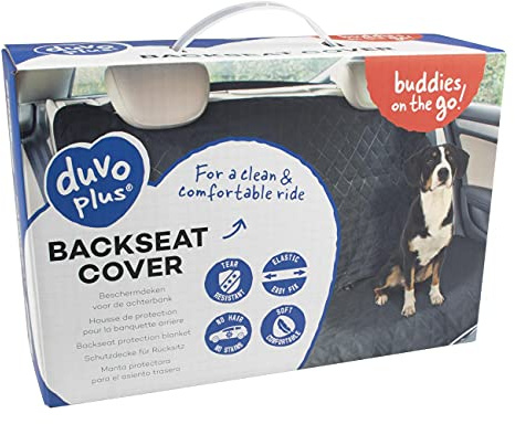 Duvoplus 665-465608 Schutzdecke Für Rücksitz schwarz, 580 g