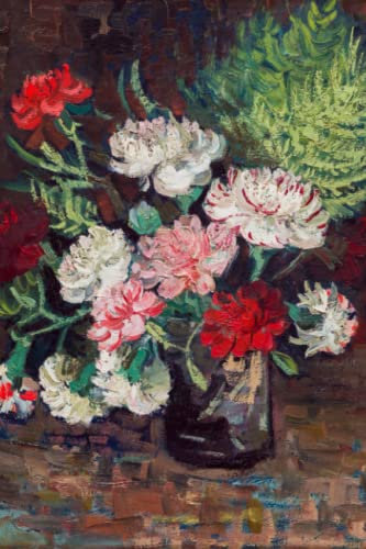 Vincent van Gogh Vase with Carnations (1886) Notebook Journal: Famous Paintings Notebooks