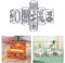 OTCRAFT 3D-Geschenkboxen, Metall-Stanzformen, Blumen und Schmetterlinge, Clip-Stanzschablonen für DIY, Scrapbooking, dekoratives Prägepapier, Leder, Scrapbooking, Kartenherstellung