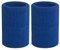 Handgelenk-Schweißband – 10 cm (4 Zoll) Sport-Armbänder, elastische Sport-Armbänder, Dicke Cotto-Armbänder für Gymnastik, Basketball, Tennis, Fußball (1 Paar) (Blau) (Blue)