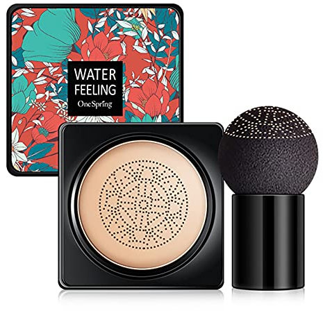 CC Cream Foundation, 20 Ml Pilzkopf Luftpolster CC Creme, BB Cream, Mushroom Head Air Cushion Foundation, Moisturising Concealer Flüssige Grundierung BB Creme, Perfekte Abdeckung Für Frauen