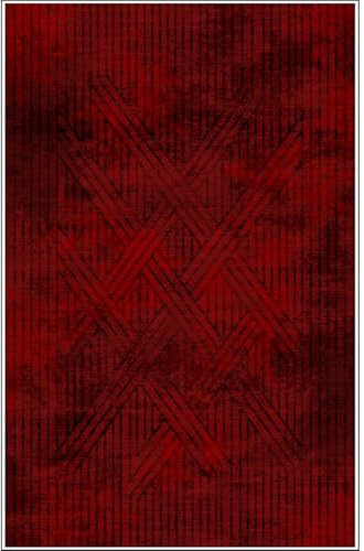 Mani Textile - Teppich Fisun, rot, Maße – 120 x 180 cm