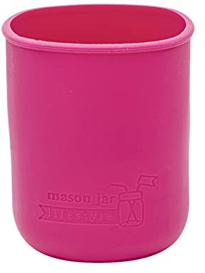 Quart Silikonhüllen zum Schutz von Kugeln, Kerr, Einmachgläsern, 907 ml Mason Jar Lifestyle, Berry Pink, Quart 32oz