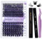 Kit Faux Cils Individuels C3C9 Cluster Cils Volume Russe 0.07mm D Curl Mix12-16mm Cluster Cils Individuels
