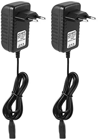 SUPENG 2X Chargeur Portable Compatible avec Karcher Wv50 Wv55 Wv60 Wv70 Wv75 & Wv2 Wv5 Window Vac Plug Chargeur de Batterie-EU Plug