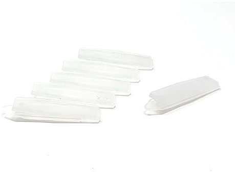 Camtiac Hunde-Haarspange Raute 6 Stück transparent 20