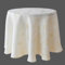 texpot Tischdecke 160 x 220 cm oval in Creme Weihnachten Advent Sterne 100% Polyester