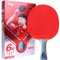 Double Happiness DHS Pala de Tenis de Mesa de Ping Pong, Raqueta Profesional con Funda de Transporte para torneos (6002-FL-)