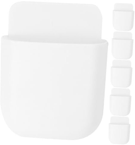 STOBAZA 6stücke Wandmontierte Kleine Gegenstände Aufbewahrungsbox Selbstklebender Fernbedienungs-organizer-halter Aus Langlebig Und Praktisch Für Schlafzimmer Wohnzimmer Und Küche