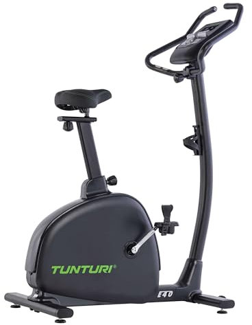 Tunturi Signature E40 Heimtrainer - Fitnessfahrrad mit 25 Trainingsprogrammen - Ergometer - Bluetooth - Tiefer Einstieg - Komfort Plus Sattel