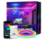 httpsmp 1m RGB+IC Farbwechsel Neon Rope Lights, USB Powered, 5V Flexible Strip, LED Streifen mit App/Fernbedienung, DIY-Formen, Musik Sync, TV/PC Hintergrundbeleuchtung