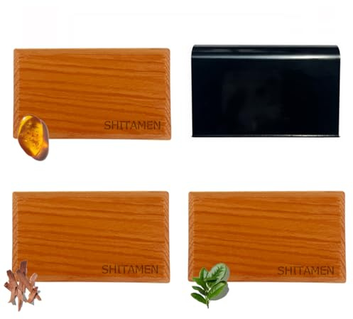 Auto-Lufterfrischer – Holz-Lufterfrischer – Auto-Geruchsbeseitiger – Visier-Clip-Duft-Starter-Set (3 Stück, gemischt, Bernstein, Teak, Hain-Duft)