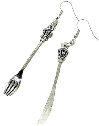 Cutlery/Knife and Fork Earrings - Mixed Up Dolly