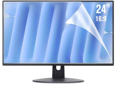 F FORITO 2-Pack 24 inch 16:9 Matte Anti Glare Computer Screen Cover, 24 Anti Glare Film Compatible with All 24 Dell /Sceptre /LG /SANSUI /PHILIPS /KOORUI /AOC Widescreen Monitors