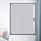 Puertas abatibles Ventana corredera plegable personalizable, puerta de acordeón sin perforación con accesorios, puertas plegables interiores opacas para armario, sala de estar, dormitorio, ático(80x70