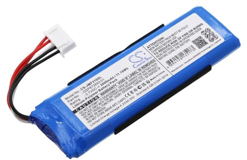CS CF Batterie de rechange pour JBL Flip 4, Flip 4 Special Edition (3000 mAh/11,10 Wh)