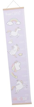 Vaguelly Einhorn Messlatte für Kinder aus Abnehmbares Höhenwachstums Wanddeko für Kinderzimmer Kreatives Einhorn Design Wachstumstabelle für Babyzimmer und Kindergärten