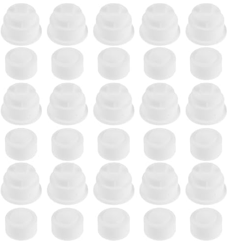 NIYANGLE 10pcs Silicone Toothpaste Dispenser Accessories Nozzle Push Pump Replacement for Bathroom Wall Mounted Dispenser